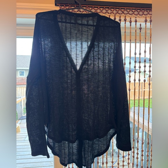 Babaton black sheer Sweater - Picture 4 of 6